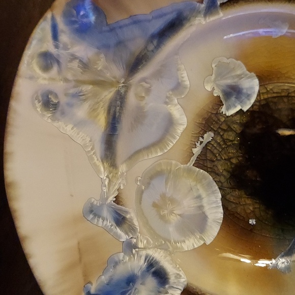 Kent Follette pottery bread and oil plate - Picture 4 of 8